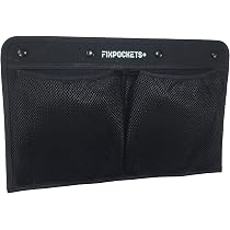 HMLFDC Filet Rangement Voiture 2 Pièces - Organisateur Sac Pocket Adhésif Camping Car Bateau 26x12cm