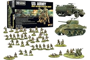Warlord Games US Army Starter Army - 28mm Scale Miniatures for Bolt Action Highly Detailed World War 2 Miniatures