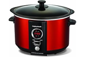 Morphy Richards 460005 Digital Slow Cooker - 3.5 L, Red by Morphy Richards