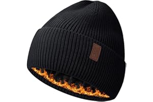 YANIKY Berretto invernale da uomo e da donna, foderato in pile, morbido e caldo, cappello invernale spesso, per sci quotidiano, attività all'aperto