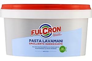 FULCRON 8203 Pasta 375 ml, Lavamani emolliente e igienizzante, Potere pulente e sgrassante, Ideale Anche per eliminare Lo Sporco Difficile, Uso Industriale, Bianco