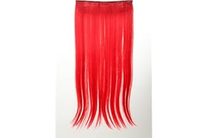 WIG ME UP - Extension large 5 clips lisse rouge néon YZF-3177-TF2316