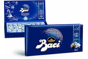 BACI PERUGINA Box 225g Classico Dark FINE Chocolate Truffle with Hazelnuts
