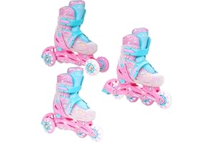 Raven - Patines para niñas y niños, Adultos - 3 en 1 con Ruedas en línea, para Aprender - Ajustables