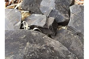 UCLAYS Morceaux d'argile noire naturels pour manger (aliments), 110 g