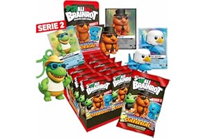 GENERICO Skifidol - 12 sobres de tarjetas holográficas + personajes 3D coleccionables | Serie Italian Brainrot Universo Psicodélico | Personajes aleatorios | Segunda Serie Novedad