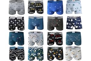 CHANNO Calzoncillos Boxer Suaves, Cómodos y elásticos. Unos de Licra Sin Costuras, y Otros de Algodón con Goma