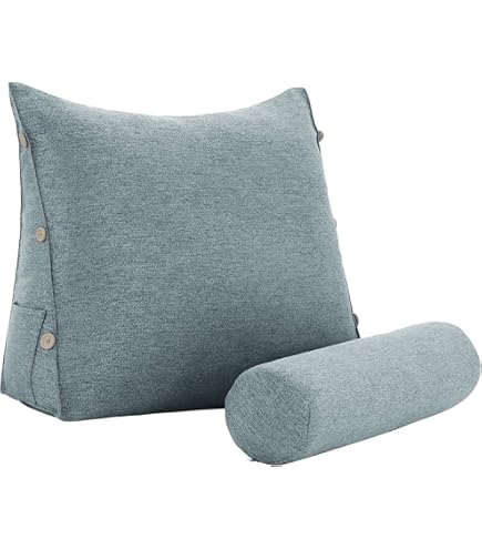 Gebogen leeskussen voor bed, hoofdeinde wigkussen voor Gebogen leeskussen voor bed, hoofdeinde wigkussen voor
