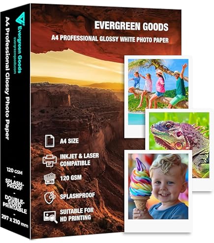 Carta Fotografica Patinata In Resina Brillante Inkpress Luster Premium Per Stampanti A Getto Dinchiostro 104 Mil 240 Gm 100 Fogli 4x6~p122069310 - Foto 8