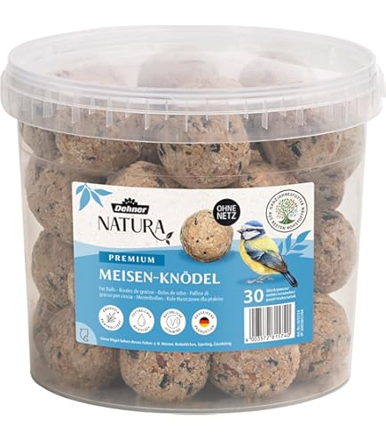 Boules De Graisse Pour Oiseaux Eggersmann Volaris - 100 Pièces Sans Filet, 9 Kg - Alimentation Protéinée Toute L'année