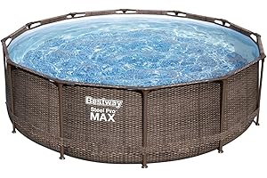 Bestway Piscine Tubulaire Ronde Steel Pro Max 3,66 x 1,00 m