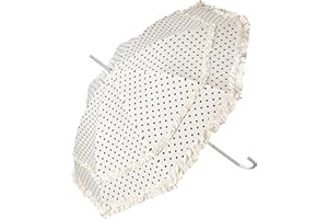 VON LILIENFELD® Paraguas de Iluvia Largo Clásico Automático Grande Estable Ligero Sombrilla Boda Nupcial Mary