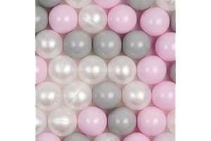 ‎EURO - MATIC Euro-Plus 7.5 cm Einheitsgröße BPA frei Bälle Für Bällebad Spielbälle Baby Kinder Plastikbälle Farbe Mix Made in EU