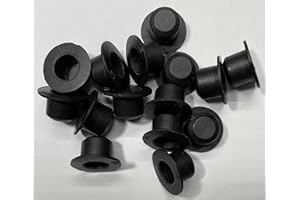 DEXIERP Tapón y Tapa de inserción cónica con Brida Protection Force para Orificio de identificación de 6-7 mm 15/64"-17/64" de Apertura de Botella de Tubo (Paquete de 25) Goma Reutilizable