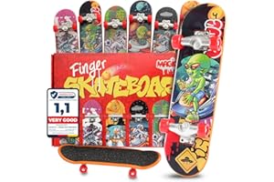 Magicat Set di 6 Mini Skateboard da Dita per Bambini I Finger Skateboard Edizione Spaziale I Giocattoli per Ragazzi e Ragazze I Regali di Natale 2024 Economici e Originali I Idee Regalo per Bambini