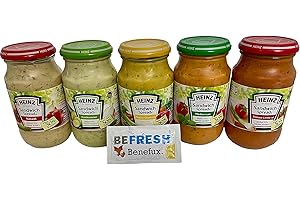 Heinz Sandwich Spread Vorteilsset 5 Sorten Brotaufstrich + Benefux. Erfrischungstuch 1.5 kg