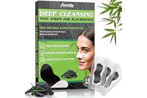 Aarovibe Mitesserentferner Stripes, 10 Stück Aktivkohle Nasenstreifen – Tiefenreinigende Porenstrips gegen Mitesser, Geeignet für alle Hauttypen – Effektive Mitesser Kontrolle für Männer & Frauen