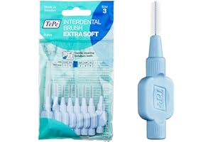 TePe Scovolini interdentali Extra Soft / Spazzolini interdentali ultra morbidi di alta qualità con cappuccio