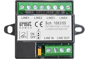 1083/55 - URMET DOMUS SPA DISTRIBUTORE 4 UTENZE 2VOICE