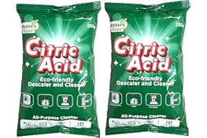 HOMEY MART 2 x Citric Acid Natural Appliance Descaler All-purpose Cleaner Limescale Remover - 250g