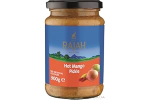 ‎RAJAH [ 300g ] RAJAH scharf eingelegte Mangos / Hot Mango Pickle
