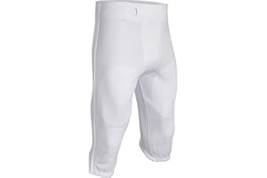 Champro Jungen Touchback Trainingshose, Größe L, Scharlachrot, Jugendliche Touchback Football Practice Pants