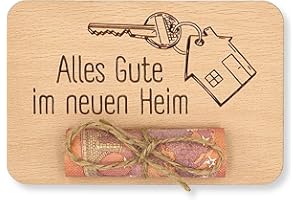 ZUKLA kleine Verpackung für Geldgeschenke 12 x 8 cm - Geschenke für Einzug - Eine Originelle Idee, Geld zu Verschenken - Einweihungsgeschenk Haus - Einzugsgeschenke Wohnung
