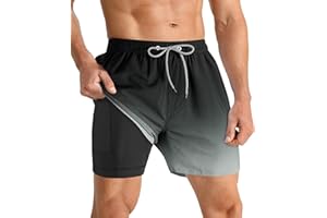APTRO Costumi Pantaloncini da Bagno Uomo Mare Surf Piscina Stampa Hawaiana Estiva Grande Asciugatura Rapida con Fodera in Rete