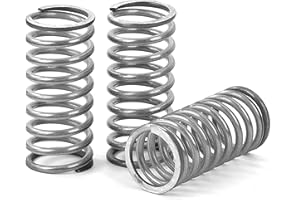 GUNGY Druckfeder Edelstahl Feder Druckfedern 45mm Drahtdurchmesser 2,2mm Außendurchmesser 20mm Länge 45mm Maximale Federkraft 7,9kg 4 Stück