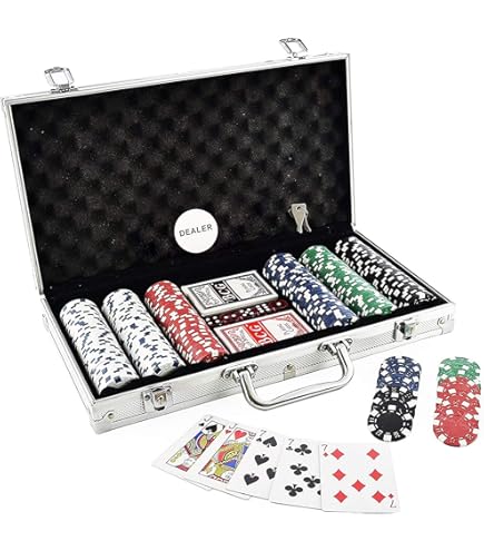 JOKERD 零　Poker no limit Niku Adult Casino Style 300 Chips/Pcs Poker Chips Set with A