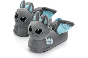 corimori Słodkie pluszowe kapcie (10+ wzorów) smok "Spark" pantofle rozmiar uniwersalny 34-44 uniseks pantofle czarne