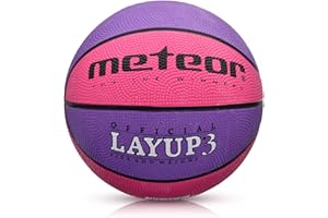 meteor Balón Baloncesto Pelota Basketball Bebe Ball - para los niños y jouvenes y Adultos para Entrenar y Jugar
