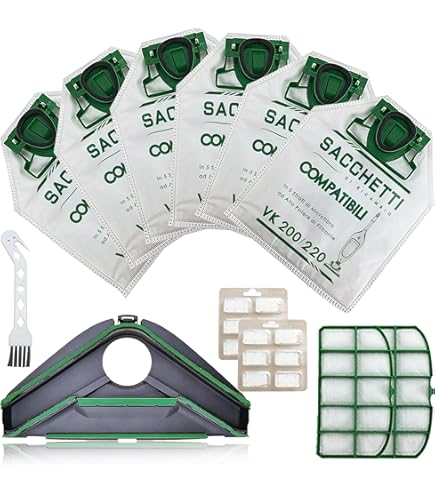 Sacchetti Folletto Vk 200 Vk 220 6 Pz Con Profumi E Filtri - Foto 5