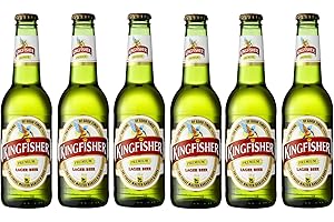 6x Kingfisher Premium Lager Bier 330ml Indisches Bier