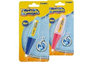 TOMY Aquadoodle Easy Grip Water Pen, Mess Free Colouring Water Mats, Toy Baby Accessory, Suitable for Babies, Boys and Girls Aged 18 Months+ Easy Grip Pen
