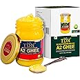 TDN Farm Fresh Desi Ghee -120ML Glass Bottle, NDDB A2 Lab Certified, A2 Ghee Bilona Method, A2 Organic Cow Ghee, Grassfed, Cultured Premium & Traditional Ghee, Curd Churned A2 Ghee, A2 Pure Ghee