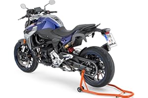 Hi-Q Tools Béquille de Montage Béquille de Moto Béquille de Montage arrière IV Orange avec Support d'angle, Unisexe, Multipurpose, Toute l'année