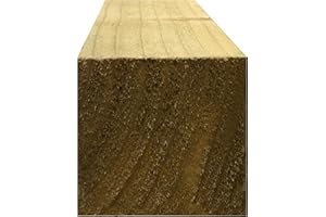 Ruby 3" x 3" (75mm) Pressure Treated Wooden Gate Fence Post 1.8m - Various Pack Sizes (4)