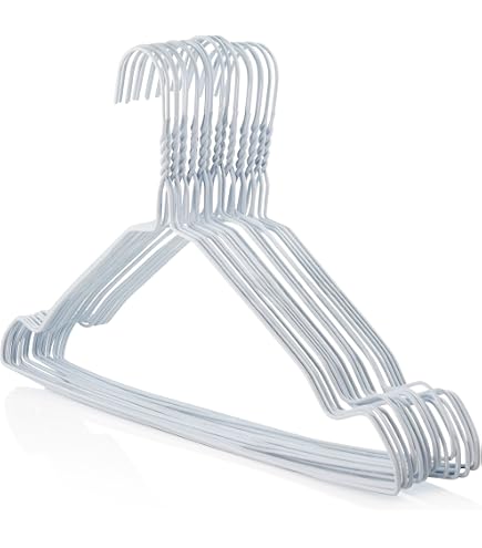 Lot De 50 Cintres Acier Inoxydable Antidérapants - 41cm, Design Pliable Robuste Pour Vêtements Et Accessoires