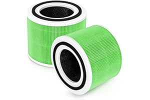 JFABL 2 Stück Schimmel Ersatzfilter für LEVOIT Core 300 / Core 300S Luftreiniger, 3-in-1 True H13 HEPA Aktivkohle Filter, 3-Stufige Filtration Hocheffizienter Vorfilter, Ersatz Core 300-RF Filter