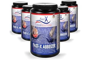 FASTX LIQUIDSOLUTIONS Fast X Paint Stripper - 5 x 1 L - Highly Effective Remover for Varnishes and Paints