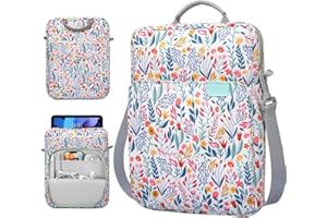 TiMOVO 9–11" Custodia per Tablet con Tracolla, Compatibile con iPad 11" A16 2025, iPad 10,9"/10,2", Galaxy Tab A9+/A11 Plus 11", Fiori