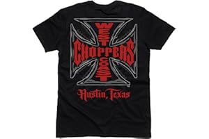 West Coast Choppers Men T-Shirt Cross White
