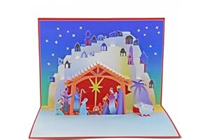 Favour Pop Up® - Tarjeta de Navidad 3D – un inusual saludo de Navidad hecho a mano también para cupones y regalos de dinero. TM097