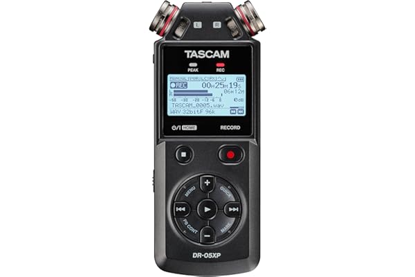 Tascam DR-05XP - Enregistreur portatif à 2 canaux 32 Bits avec Interface Audio USB-C