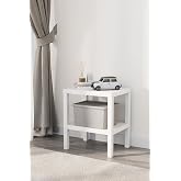 Mithra Life 2 Tiers Plastic White Bathroom Kitchen Shelf MIT1054