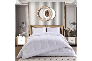 NORA HOME Relleno Nordico Cama 150 4 Estaciones. Conjunto 2 Edredones Antiácaros Fibra 3D. Nivel Térmico hasta 4.5/5. Tacto Plumón. 3 en 1 (125+250=375 gr/m²). Acabado Doble Costura y Bordonado - Duo