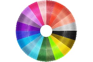 3D Penna PLA-filament Påfyllningar, 20 färger 3D-tryck penna filament 1,75 mm