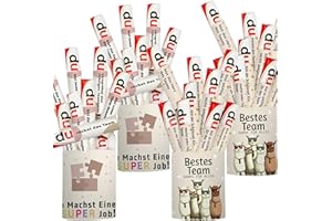 ‎HONGMA 52pcs Banderolen Aufkleber Team für Duplo Schokoriegel Verpackung Geschenk Sticker mit Sprüchen für Duplo Riegel 4 Packungen Set für Frauen Männer Kollegin Kollege (ohne Riegel)
