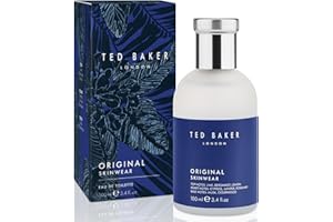 Ted Baker Skinwear Eau de Toilette for Men, Woody Masculine Fragrance with Lime, Bergamot, Lemon, Sandalwood, Amber and Cedar Notes, 100ml
